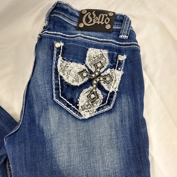 Cello Jeans SZ 9 Womens 27 X 32 Skinny - Picture 6 of 8